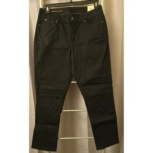 Talbots Slim Ankle Jeans Curvy Fit Black Size 10 Petite 30x30‎ NWT